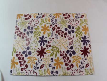 Durable Waterproof Polyester Canvas Dining Table Mats Custom
