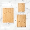 Kitchen rectangular bamboo and wood cutting board 3 PCS set