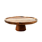 Round Innovative Acacia Wood Serving Tray Cake Stand Food Platter