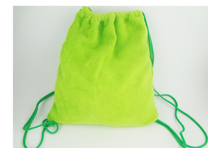 beach towel drawstring bag