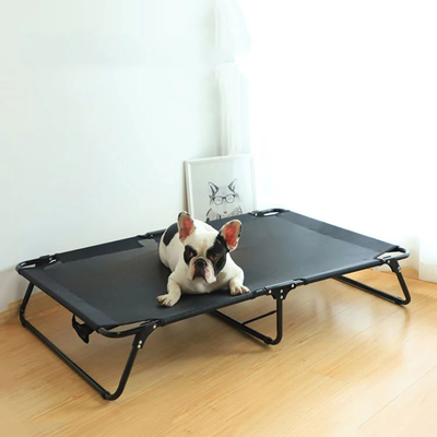 Cooling Mesh Foldable Elevated Pet Beds Cot Summer Camping For Dogs And Cats