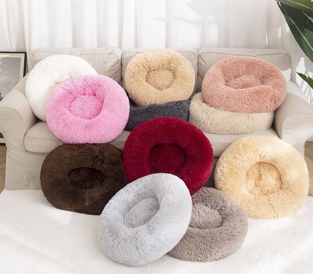 New fashion various size of plush pet supplies home non-slip pet bed cat dogs nest pet bed