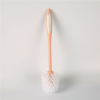 Bathroom 38.5x8 Silicone Toilet Cleaning Brush Long Handle Plastic