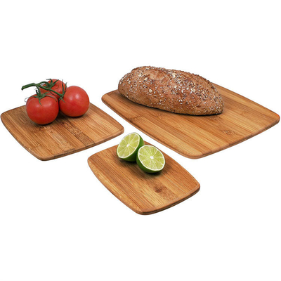 Reversible Multipurpose Natural Bamboo Chopping Board 9 X 6 Inch For Kitchen
