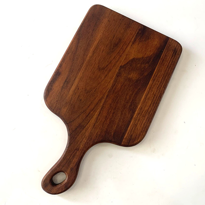 Kitchen 18 X 12 Inch Walnut Cutting Board With Handles