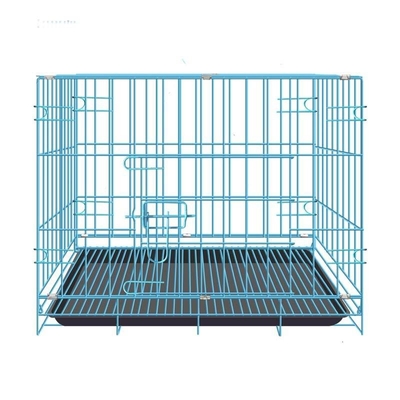 Metal Large Assemble Foldable Dog Cage , Collapsible Pet Cage