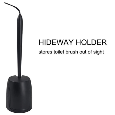 Eco Friendly 53*12.6cm Silicone Toilet Bowl Brush Round Flex Bathroom Magic