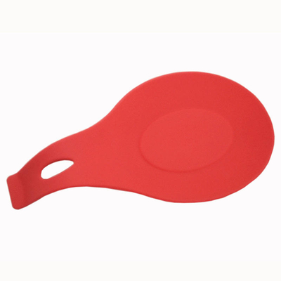 Kitchen Accessories BPA free Drip Pad Design Utensil Rest Heat Resistant Spatula Holder Silicone Spoon Rest