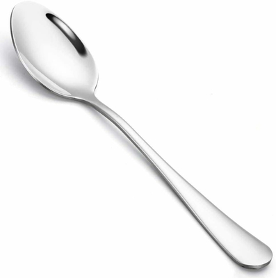 6.1 Inch Long Handle Stainless Steel Soup Spoons Eco Friendly