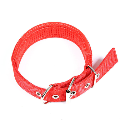 Multi Colors 180cm Red Leather Dog Collar Custom Print