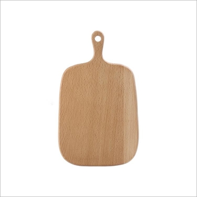 Kitchen Household 32x20cm Batural Wood Cutting Board With Handle