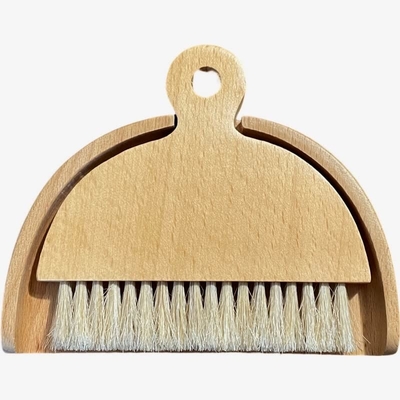 Home Kitchen Cleaning Brush Mini Wood Brush Dustpan Brush Set
