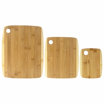Household wood cutting board with holes hanging 3PCS Set