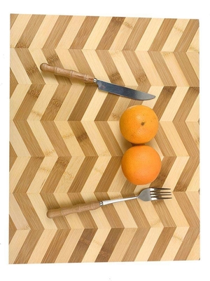 Patchwork 2cm Bamboo Large Cutting Board For Kitchen Chopping