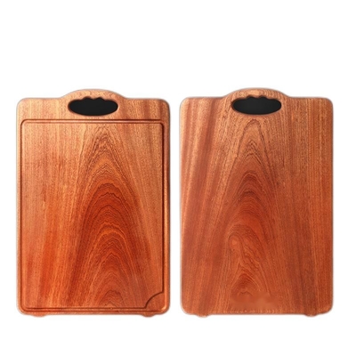 Portable 2.5cm Thick Whole Wood Cutting Board Kitchen Double Sided For Meat