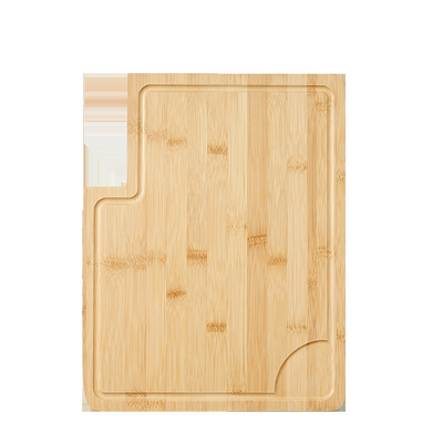 Extra Large Organic Bamboo Butcher Block Cutting Board With Knife Holder And Groove