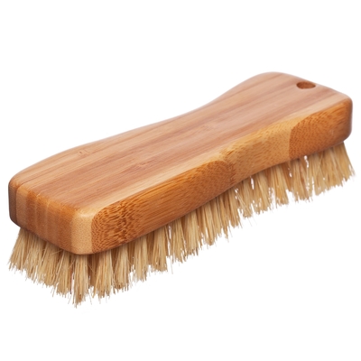 Bamboo And Tampico Scrub Household Cleaning Brush 17x7.6x7.6cm