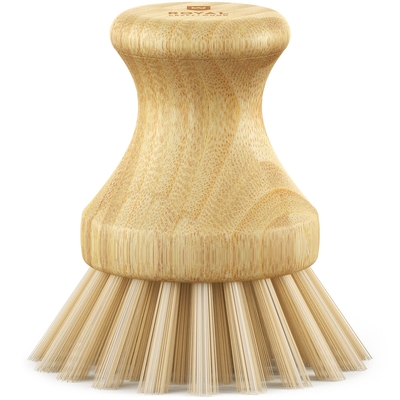 Wooden Washing Dish Odm Kitchen Cleaning Brush Scrubber 6x7.8x6cm