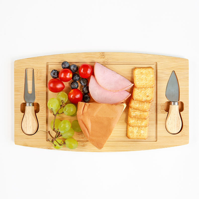 Wood Smooth Totally Bamboo Cutting Board Food Tray Pizza For Cheese