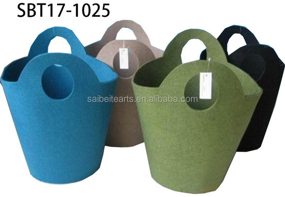 2024 Hot Selling Modern Foldable Household Storage Containers Crafted From 100% Polyester Felt