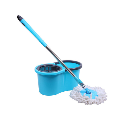 Chenille Water Absorbent Rotating Mop And Bucket Handle Length 125cm