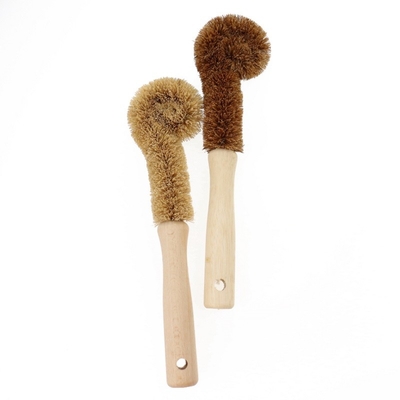 Eco Friendly Milk Bottle Hand Wood Utensil Cleaner Brush Kit Set 24*8cm