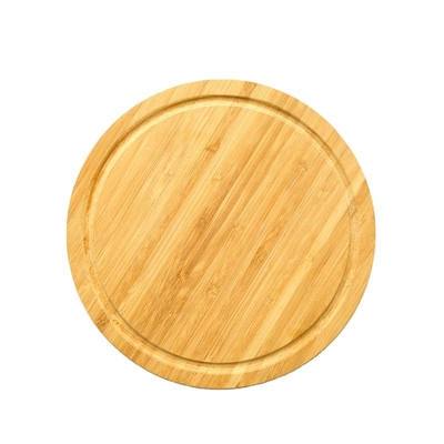 CE Bamboo Butcher Block Cheese Cutting Board With Groove 20cm*1.6cm