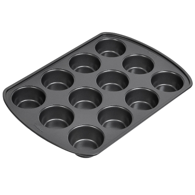 12 Hole Alloy Steel Bake Mold Muffin Tin Baking Pan Nonstick