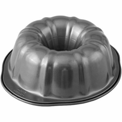 Silver 9'' Fluted Tube Pan Kitchen Bakeware Bake Mold 1.25 Pounds
