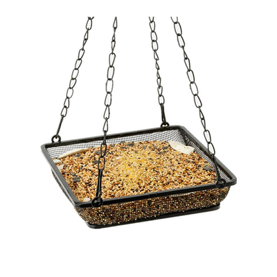 Quadrate Hanging Bird Feeder Tray Seed Catcher Weather Resistant