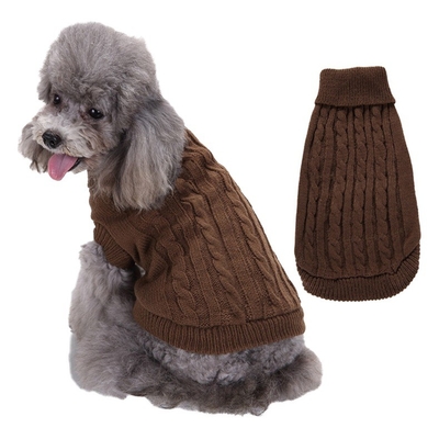 100% Acrylic Pets Wearing Clothes Medium Dog Sweaters 20lb