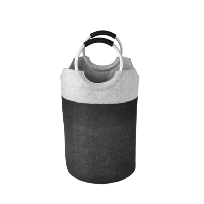3mm 4mm Felt Storage Basket Collapsible Laundry Bags 39*68cm