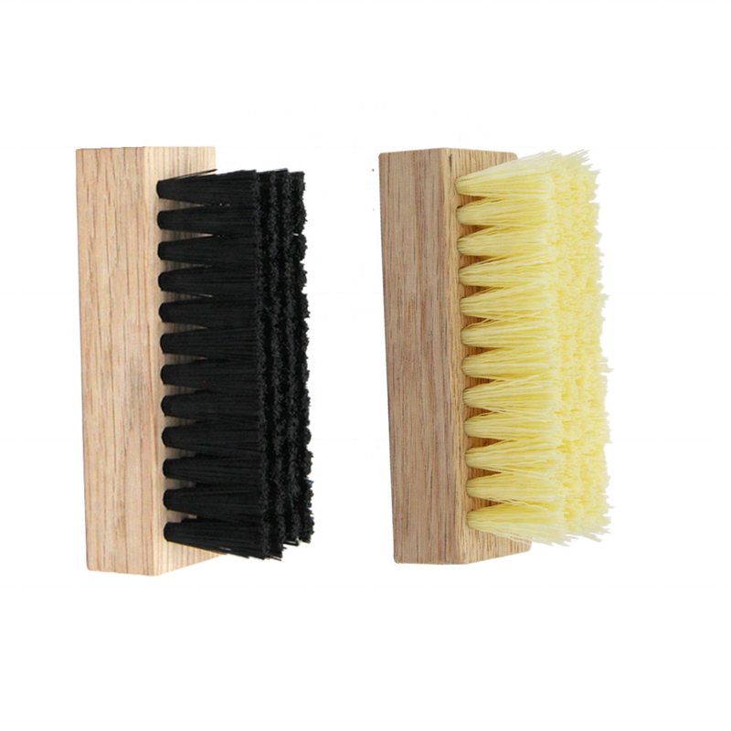 Wood Hard Shoe Sole Cleaning Brush Pp Hair Medium Plastic Hair Soft Pig Hair