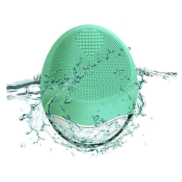Pore Cleaner Heating Ipx7 Electric Facial Cleansing Brush Waterproof Silicone