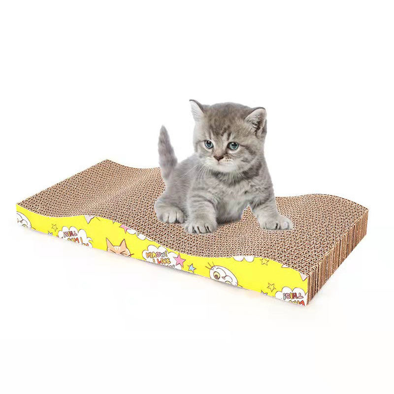 Customized Logo Cardboard Cat Scratching Toy Durable
