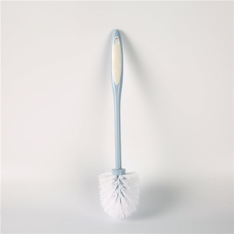 Bathroom 38.5x8 Silicone Toilet Cleaning Brush Long Handle Plastic