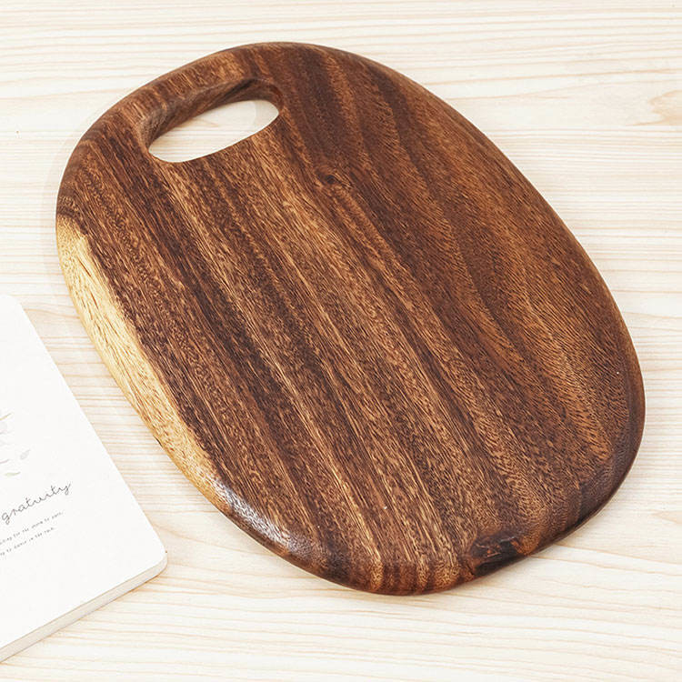 Smart chopping board and Acacia wood handled chopping carton packaging butcher circle sewing die cut cutting board