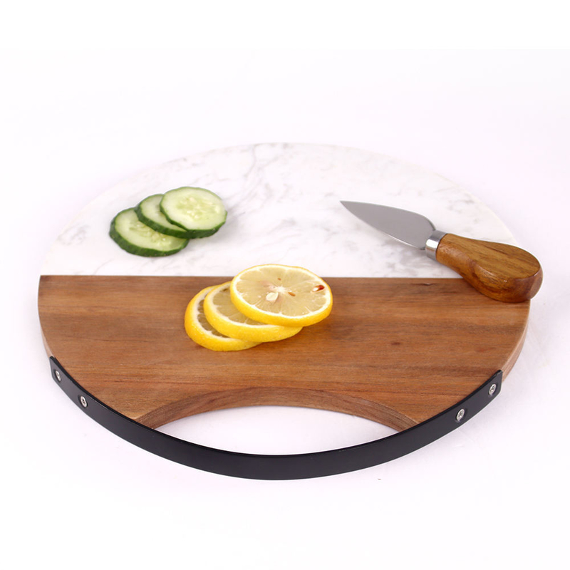 Wholesale alibaba wood cutting board with handle resin cutting baoard