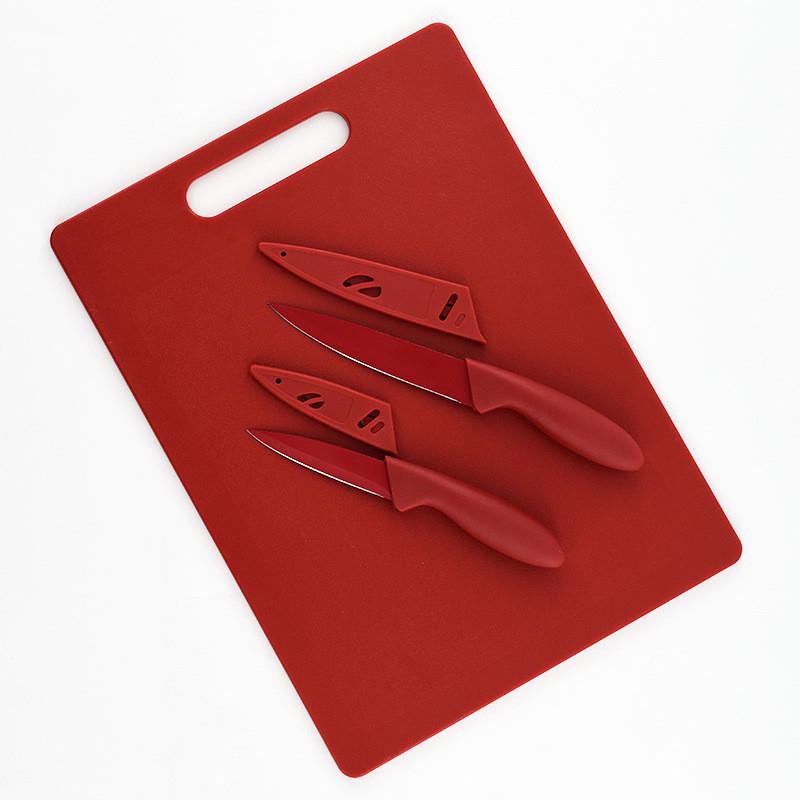foldable plastic chopping board pp Fruit knife Set household kitchen tools fruit and Chopping Board