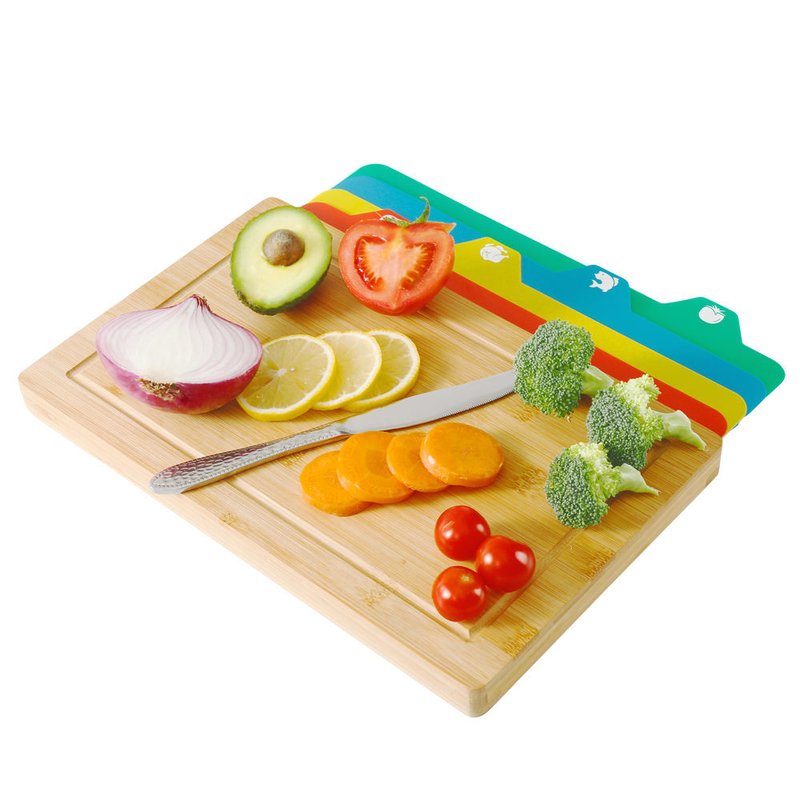 Hot Sell Cheese Board Set 4 Food Safety Plastic Cutting Board 4 in 1  Chopping Board