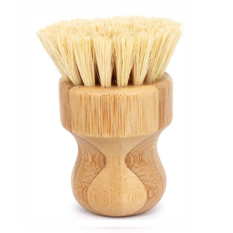 Eco Friendly Bamboo Dish Brush Set Kitchen Utensil Cleaner Brush