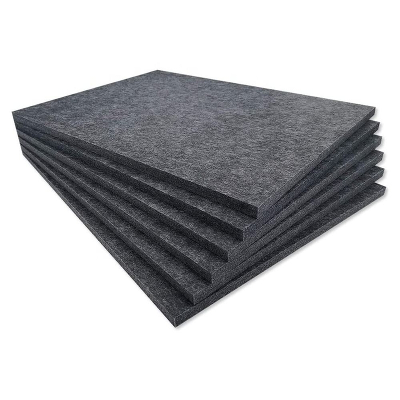 Thick 16 X 12 Inches Felt Acoustic Panel Sound Absorbing Wall And Ceiling