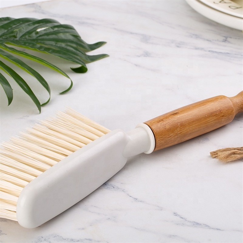 Portable mini Cleaning Dustpan and Bamboo Handle Broom brush set For Cleaning