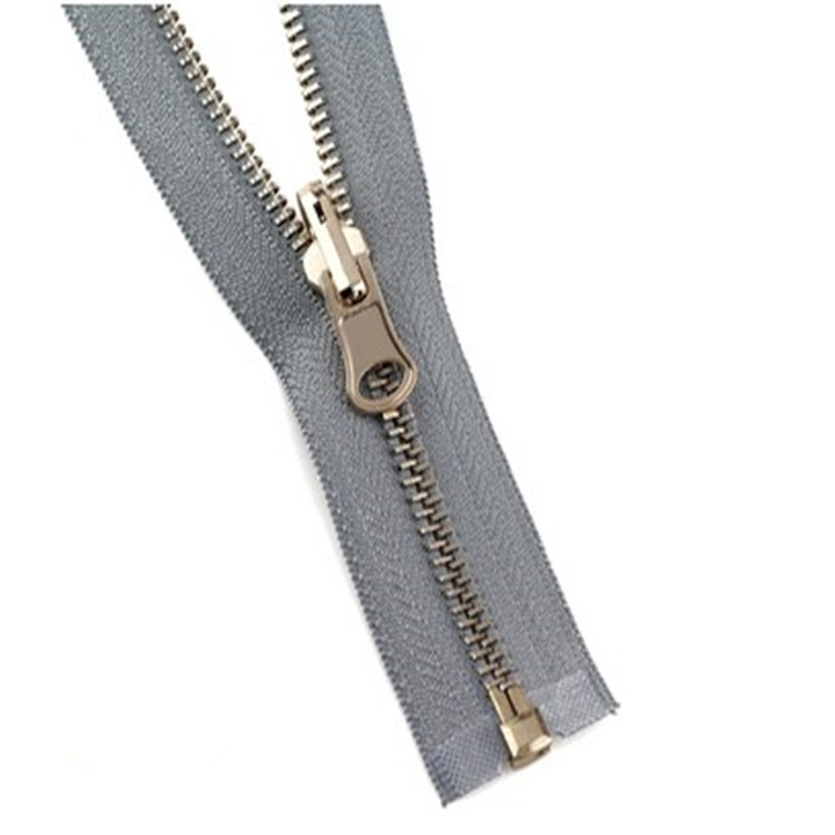 Zinc Alloy Garments And Accessories Double Sided Metal Teeth Zipper Slider