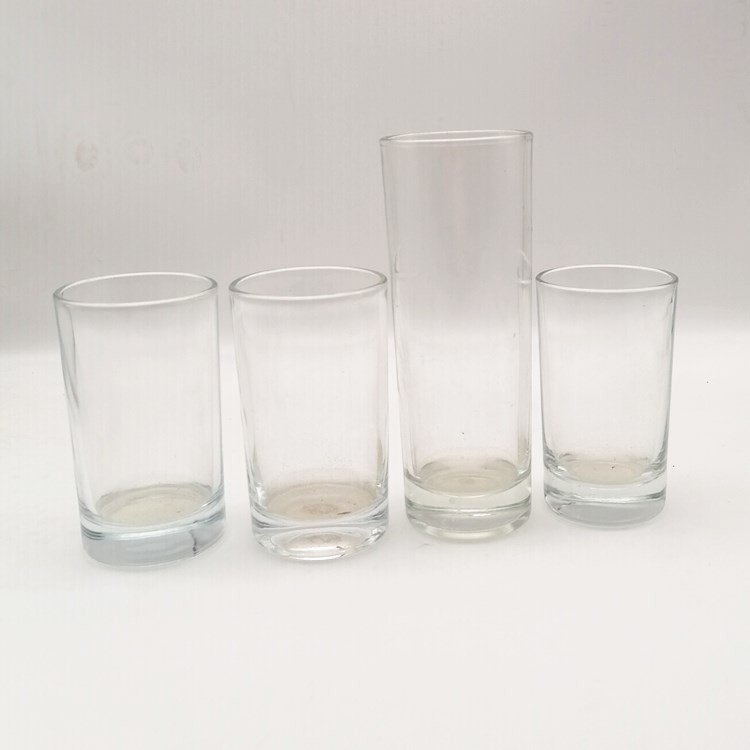 Bottom Dia 53mm 59mm Juice Drinking Water Glasses For Wine 160ml 300ml