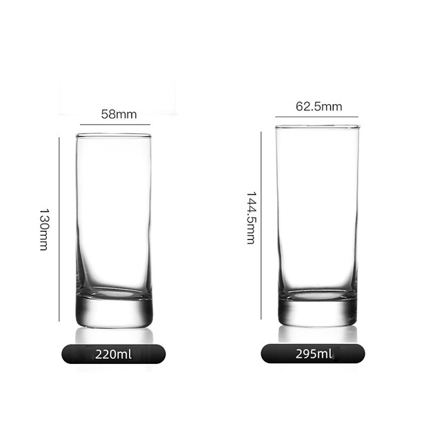 OEM Crystal Whisky Wedding Champagne Drinking Water Glasses 72*120mm