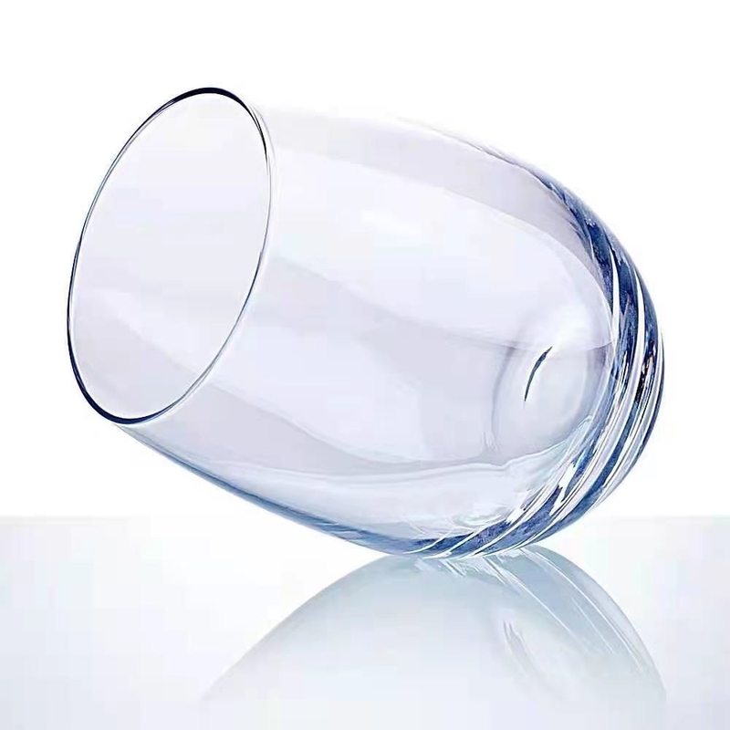 Transparant Lead Free Drinking Water Glasses Egg Cup 420ML glass