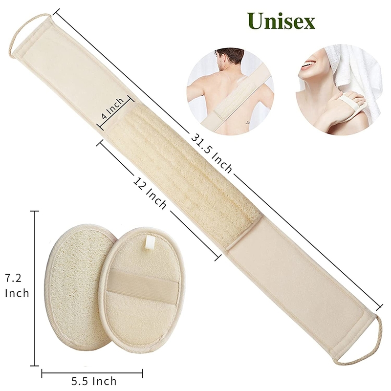 Loofah Body Wash Tool Exfoliating Back Scrubber For Shower 0.09kg