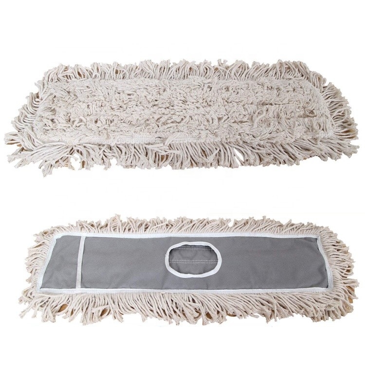 Shopping Mall Floor Cleaning Tool 24''*11'' Flat Dust Cotton Dry Mop