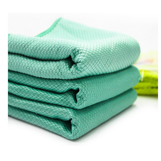 Polyester Polyamide Microfibre Dish House Cleaning Cloths 250gsm